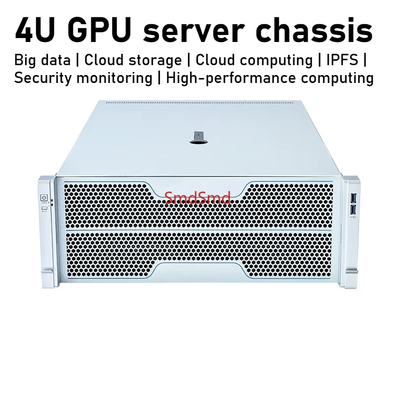Server Gpu Chassis 4U - เคสแร็คเมาท์ 4U แบบตรง ATX สำหรับคอมพิวเตอร์ประสิทธิภาพสูง ระบบจัดเก็บข้อมูล