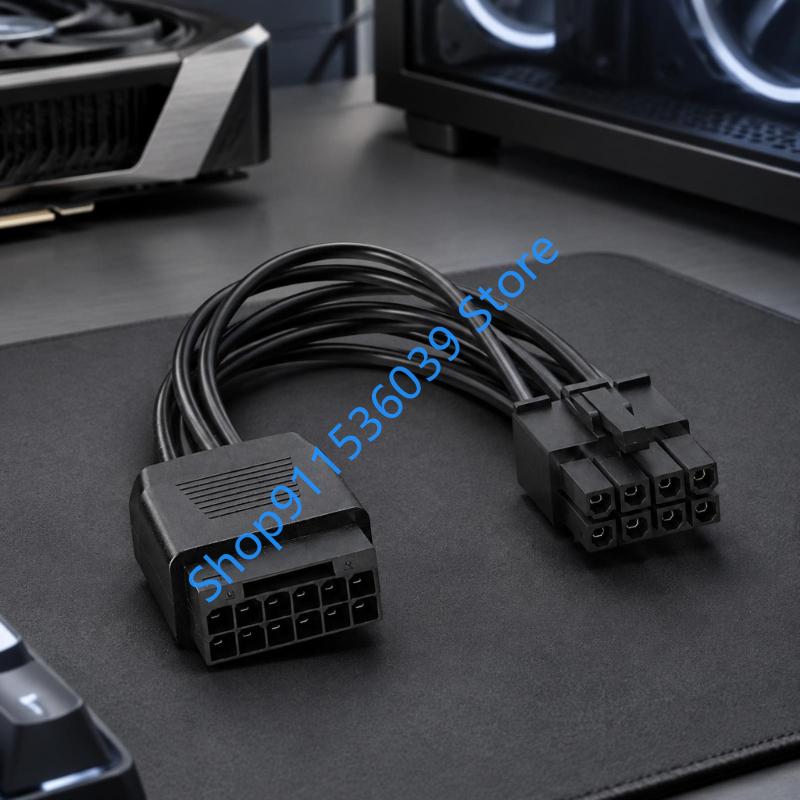 Dual 8Pin To 16Pin 12Vhpwr Cable - 45BB 12 + 4pin 12VHPWR พอร์ต