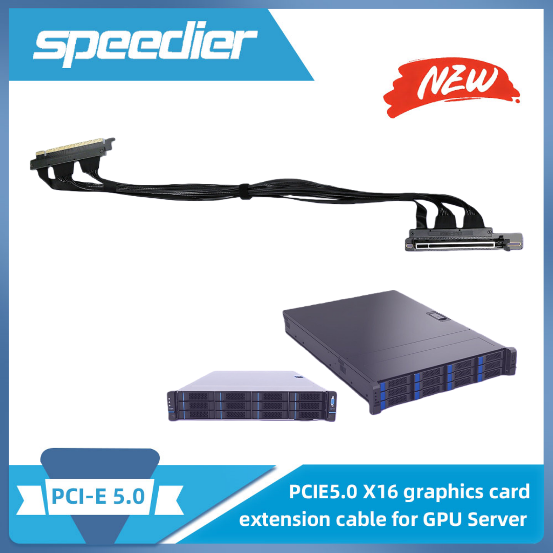 Pcie 5.0 Gpu Riser Cable - สายต่อขยายการ์ดจอ GPU Server Dedicated PCIE 5.0