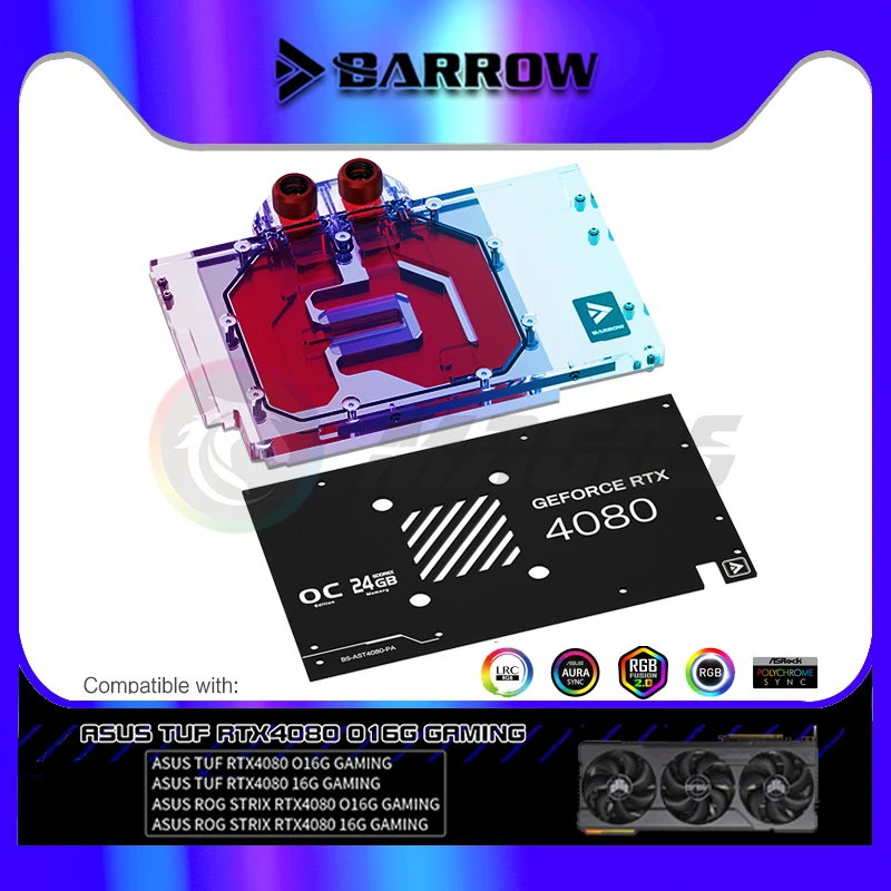Barrow BS-AST4080-PA,4080 GPU  - Rtx 4090 Water Block บทวิจารณ์และราคา