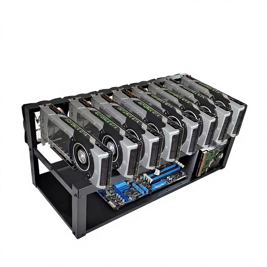 CMP 170HX แร็คสำหรับติดตั้งการ - Gpu Mining Rig Frame 8 Gpu บทวิจารณ์และราคา